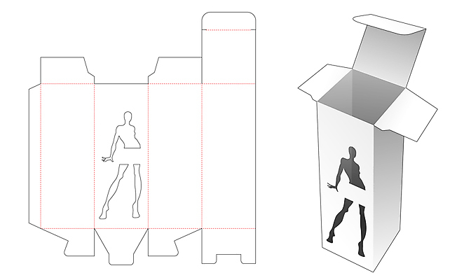 JPG 해외이미지 종이 일러스트 사람없음 상자 설계도 흰색 테이크아웃 패키지 해외일러스트 컬러 건설업 파일형식 이미지허브