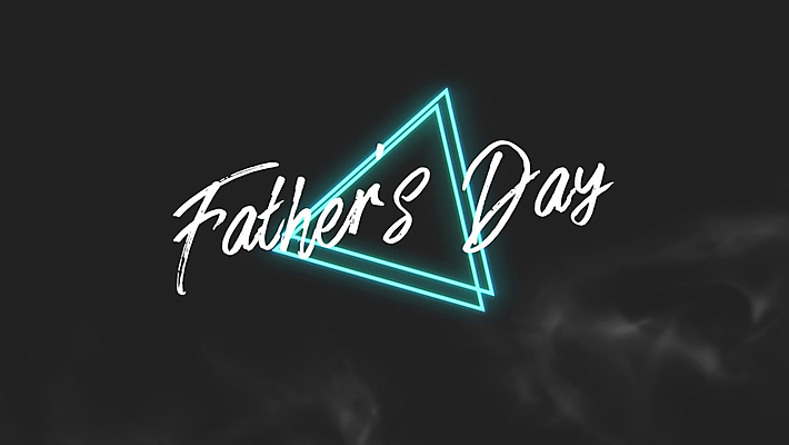 JPG 해외이미지 영어 일러스트 타이포그라피 사람없음 삼각형 데이 네온 아버지의날 해외일러스트 도형 문자 기념일 미국문화 파일형식 이미지허브