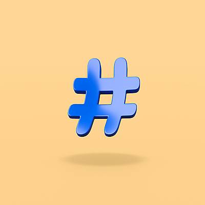 JPG 해외이미지 일러스트 사람없음 3D 주황색 해시태그 해외일러스트 컬러 디지털합성 특수문자 파일형식 이미지허브