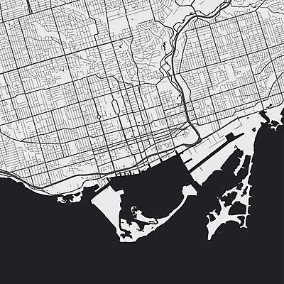 EPS 해외이미지 디자인 도로 여행 백그라운드 지도 캐나다 일러스트 교통시설 거리 미술 그래픽 물 강 검은색 정보 흰색 도시 고속도로 도심 계획 지역 타운 네비게이션 토론토 지리 해외일러스트 자연요소 길 컬러 교통 컨셉 북아메리카 문화예술 시설 파일형식 벡터 이미지허브