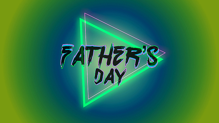 JPG 해외이미지 영어 일러스트 타이포그라피 사람없음 삼각형 사이버 데이 네온 아버지의날 해외일러스트 도형 문자 기념일 미국문화 파일형식 이미지허브