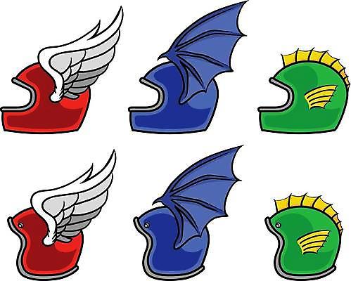 EPS 해외이미지 동물 디자인 도로 날개 일러스트 장신구 조류 어류 안전 그래픽 장식 세트 머리 장비 오토바이 레이싱 보호 헬멧 물개 수집 오브젝트 속도 지느러미 박쥐 기어 모터 고립 라이더 레이서 해외일러스트 길 컨셉 포유류 교통시설 시합 신체부위 바이크 바다동물 수중동물 보호장비 파일형식 벡터 이미지허브