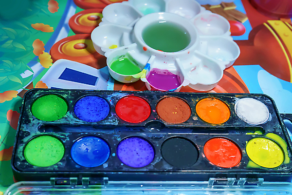 포토 JPG 해외이미지 사람없음 물감 미술도구 팔레트 해외포토 오브젝트 파일형식 이미지허브