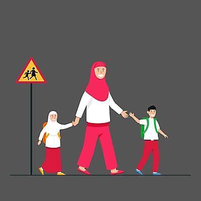 EPS 해외이미지 캐릭터 학생 손 교육 딸 행복 종교 어린이 가방 일러스트 배낭 학교 엄마 안내 사람 소년 스터디 산책 잡기 플랫 이슬람교 사인 초보 선두 해외일러스트 일러캐릭터 잡화 남자 감정 가족 모션 휴식 신체부위 학습 파일형식 벡터 이미지허브