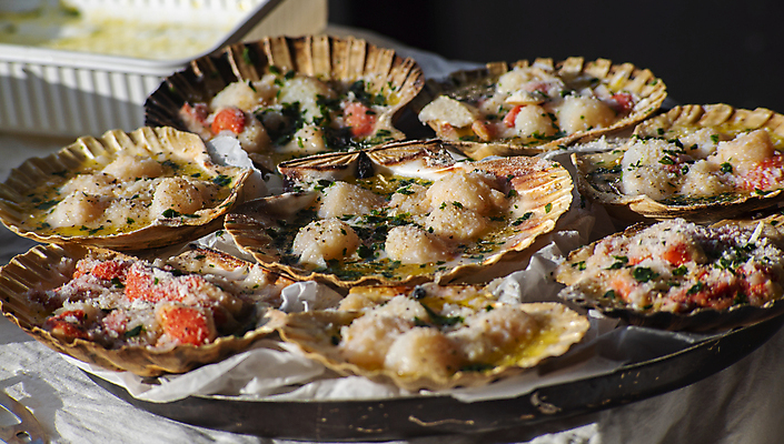 포토 JPG 해외이미지 조개 실내 사람없음 가리비 조개구이 가리비구이 해외포토 어패류 내부 구이 파일형식 이미지허브