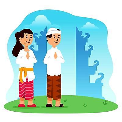 EPS 해외이미지 캐릭터 전통 커플 여자 남자 행복 아시아 종교 문화 어린이 일러스트 서기 사람 소년 건물 장식 침묵 인사 사찰 의식 만화 대문 발리 인도네시아 경례 마스코트 힌두교 해외일러스트 일러캐릭터 건축물 감정 나라 섬 관계 종교건축 모션 문 소리 예절 파일형식 벡터 이미지허브