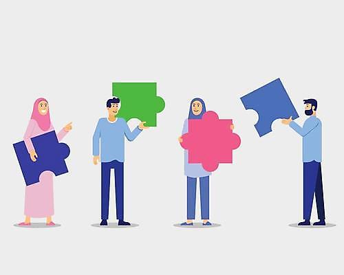 EPS 해외이미지 캐릭터 라이프스타일 디자인 여자 교육 남자 행복 종교 문화 일러스트 협력 함께함 사람 성인 스터디 업무 퍼즐 수수께끼 플랫 토론 이슬람교 만화 고정 문제 해결 베일 고립 이슈 해외일러스트 일러캐릭터 감정 컨셉 생활 학습 작업 파일형식 벡터 이미지허브