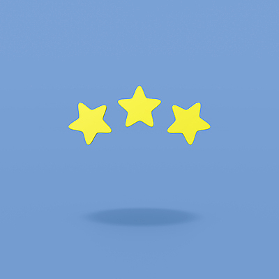 JPG 해외이미지 별 일러스트 사람없음 3D 세개 오브젝트 파란배경 해외일러스트 자연요소 백그라운드 3 파란색 디지털합성 파일형식 이미지허브