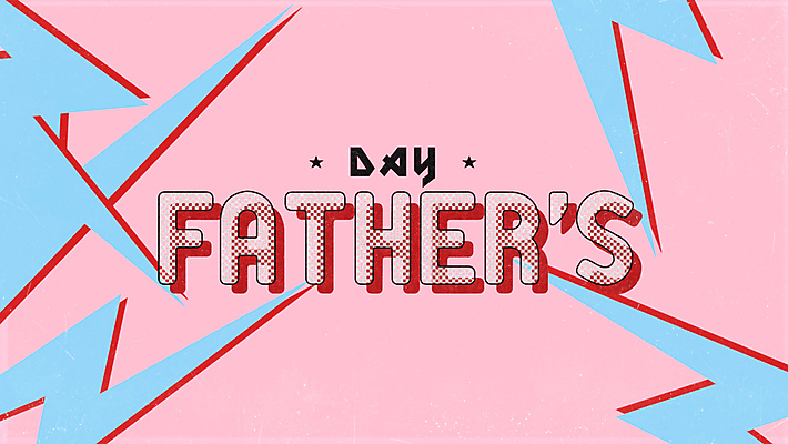 JPG 해외이미지 영어 일러스트 타이포그라피 사람없음 데이 팝아트 번개모양 아버지의날 해외일러스트 모양 문자 기념일 번개 그림 미국문화 파일형식 이미지허브