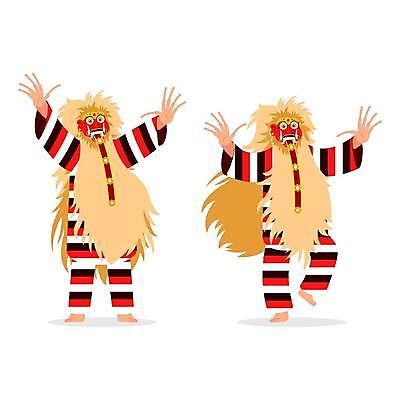 EPS 해외이미지 전통 아시아 종교 문화 얼굴 일러스트 휴가 가면 미술 사람 빨간색 침묵 줄무늬 공연 댄서 축하 춤 직물 사찰 의식 악마 만화 발리 인도네시아 신화 힌두교 해외일러스트 직업 나라 컬러 섬 컨셉 무늬 종교건축 문화예술 이벤트 신체부위 소리 파일형식 벡터 이미지허브