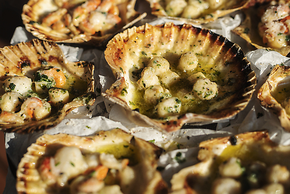 포토 JPG 해외이미지 조개 실내 근접촬영 사람없음 소프트포커스 가리비 조개구이 가리비구이 해외포토 뷰포인트 어패류 촬영기법 내부 구이 파일형식 이미지허브