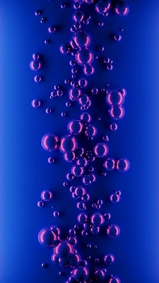 포토 JPG 해외이미지 모양 백그라운드 벽지 추상 미래 사람없음 파란색 빛 뷰티 3D 보라색 어둠 거품 물방울 입자 자주색 남색 네온 광택 여의주 해외포토 컬러 컨셉 무늬 디지털합성 파일형식 이미지허브