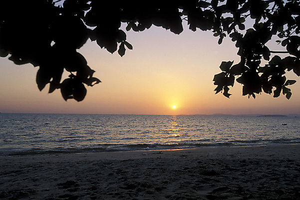 포토 JPG 해외이미지 아시아 바다 자연 풍경 사람없음 동남아시아 일몰 저녁 캄보디아 해외포토 나라 노을 야간 생태계 파일형식 이미지허브