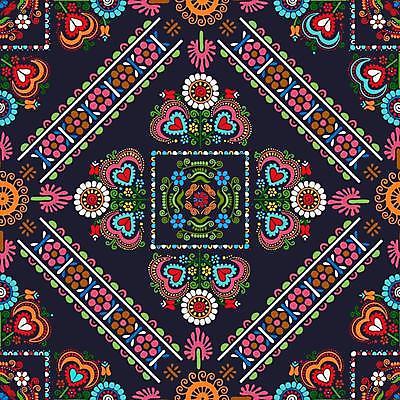 EPS 해외이미지 전통 디자인 꽃 문화 백그라운드 꽃무늬 패턴 오렌지 일러스트 벽지 미술 여러명 그래픽 장식 빨간색 초록색 유행 검은색 활발 직물 심볼 타일 그림 질감 복고 기념품 손그림 자수 고립 전국 해외일러스트 식물 컬러 다수 컨셉 무늬 과일 문화예술 사람 오브젝트 파일형식 벡터 이미지허브