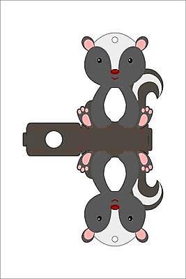 EPS 해외이미지 일러스트 사람없음 종이접기 DIY 스컹크 전개도 해외일러스트 종이 취미 접기 파일형식 벡터 이미지허브