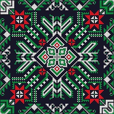 EPS 해외이미지 전통 디자인 유럽 문화 백그라운드 십자가 꽃무늬 패턴 일러스트 추상 미술 여러명 그래픽 장식 세트 유행 수확 직물 뜨개질 클래식 수집 묘사 질감 복고 땀 자수 루마니아 엘리먼트 전국 해외일러스트 꽃 나라 다수 컨셉 무늬 농업 문화예술 사람 취미 파일형식 벡터 이미지허브