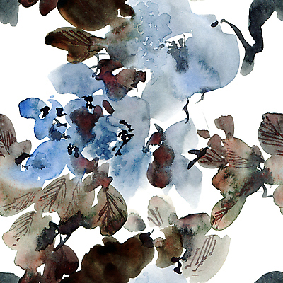 포토 JPG 해외이미지 꽃잎 꽃 백그라운드 일러스트 캘리그라피 붓터치 수묵화 미술 사람없음 파란색 동양화 번짐 해외일러스트 식물 컬러 문화예술 파일형식 효과 이미지허브