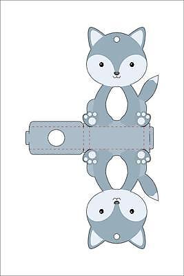 EPS 해외이미지 일러스트 사람없음 종이접기 늑대 DIY 전개도 해외일러스트 종이 포유류 취미 접기 파일형식 벡터 이미지허브