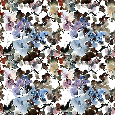 포토 JPG 해외이미지 꽃잎 꽃 백그라운드 패턴 일러스트 캘리그라피 붓터치 수묵화 미술 사람없음 파란색 동양화 번짐 해외일러스트 식물 컬러 무늬 문화예술 파일형식 효과 이미지허브