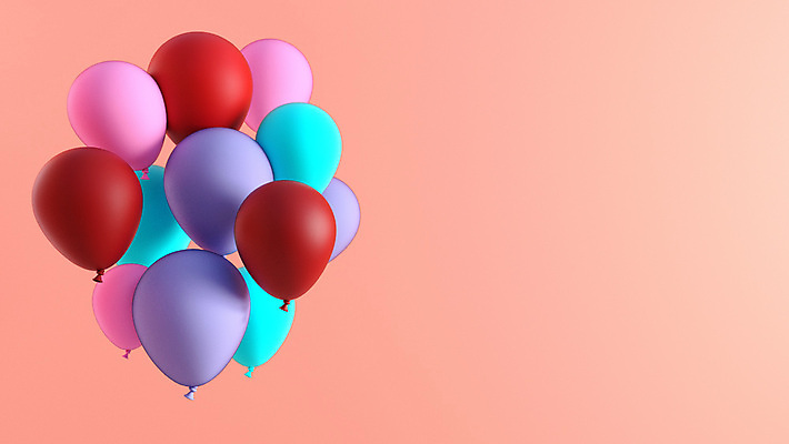 포토 JPG 해외이미지 백그라운드 사람없음 축하 풍선 카피스페이스 코랄 해외포토 컬러 컨셉 공백 파일형식 이미지허브