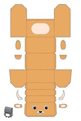 EPS 해외이미지 일러스트 사람없음 종이접기 DIY 야크 전개도 해외일러스트 종이 취미 접기 파일형식 벡터 이미지허브