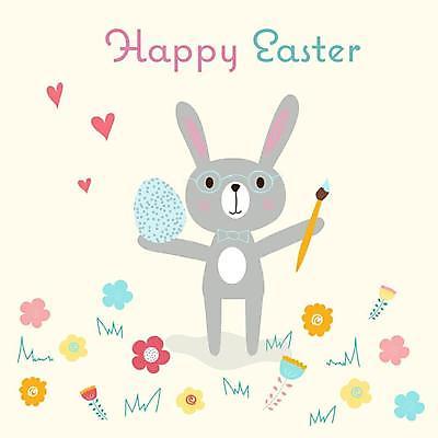 EPS 해외이미지 한마리 꽃 동물캐릭터 일러스트 들기 사람없음 부활절계란 그림붓 아기자기 해외일러스트 일러캐릭터 식물 동물 캐릭터 1 컨셉 모션 부활절 계란 붓 파일형식 벡터 이미지허브