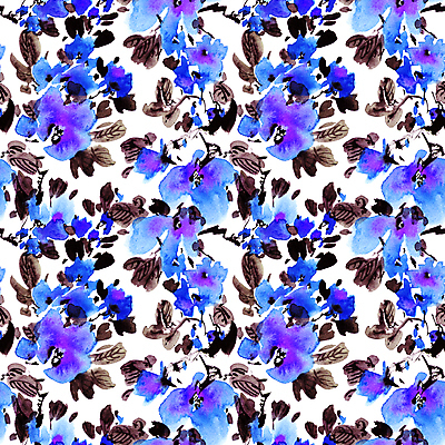 포토 JPG 해외이미지 꽃잎 꽃 잎 패턴 일러스트 캘리그라피 붓터치 수묵화 미술 사람없음 파란색 동양화 번짐 해외일러스트 식물 컬러 무늬 문화예술 파일형식 효과 이미지허브