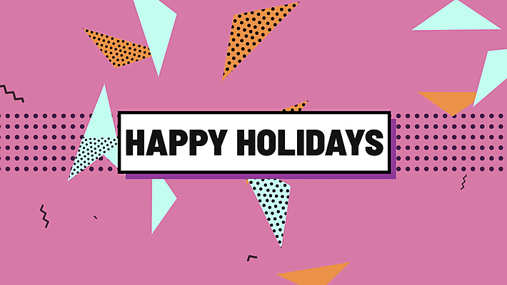 JPG 해외이미지 영어 일러스트 타이포그라피 사람없음 사각형 물방울무늬 삼각형 데이 기하학 홀리데이 해외일러스트 도형 문자 기념일 무늬 휴가 파일형식 이미지허브