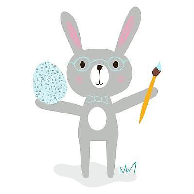 EPS 해외이미지 한마리 동물캐릭터 일러스트 들기 사람없음 부활절계란 그림붓 안경낌 해외일러스트 일러캐릭터 동물 캐릭터 1 안경 모션 부활절 계란 붓 파일형식 벡터 이미지허브