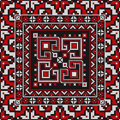 EPS 해외이미지 전통 디자인 유럽 문화 백그라운드 십자가 꽃무늬 패턴 일러스트 추상 미술 여러명 그래픽 장식 세트 유행 수확 직물 뜨개질 클래식 수집 묘사 질감 복고 땀 자수 루마니아 엘리먼트 전국 해외일러스트 꽃 나라 다수 컨셉 무늬 농업 문화예술 사람 취미 파일형식 벡터 이미지허브