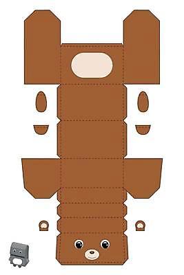 EPS 해외이미지 일러스트 곰 사람없음 종이접기 DIY 목업 전개도 해외일러스트 동물 종이 포유류 취미 접기 파일형식 벡터 모션 이미지허브
