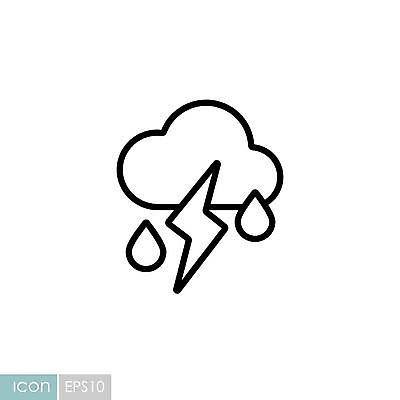 EPS 해외이미지 구름 디자인 계절 일러스트 자연 하늘 날씨 떨어짐 번개 예측 빗방울 심볼 사인 폭풍 흐림 고립 뇌우 폭풍우 해외일러스트 자연요소 컨셉 비 자연재해 생태계 파일형식 벡터 재해 이미지허브