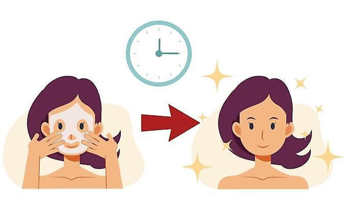 EPS 해외이미지 캐릭터 여자 얼굴 시계 컨셉 일러스트 건강 사람 성인 치료 스파 화장품 주름 플랫 만화 테라피 고립 수분크림 해외일러스트 일러캐릭터 의학 신체부위 뷰티 파일형식 벡터 이미지허브