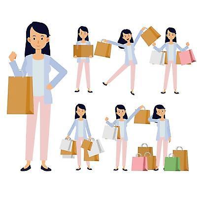 EPS 해외이미지 캐릭터 라이프스타일 여자 행복 가방 일러스트 미소 사람 성인 세트 쇼핑백 세일 상점 잡기 시장 플랫 구매 만화 쇼핑몰 수집 고객 보따리 슈퍼마켓 고립 해외일러스트 일러캐릭터 잡화 감정 모션 표정 생활 쇼핑 파일형식 벡터 이미지허브