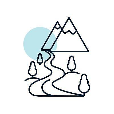 EPS 해외이미지 디자인 여행 일러스트 비즈니스 자연 산 풍경 야외 물 강 골짜기 계곡 얼음 바위 심볼 언덕 사인 고립 원정 절정 해외일러스트 자연요소 돌_바위 생태계 파일형식 벡터 이미지허브