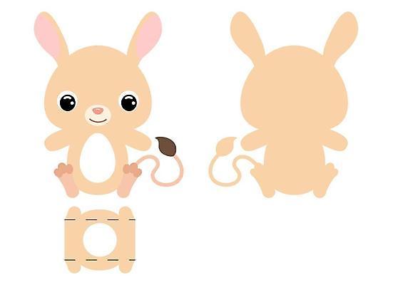 EPS 해외이미지 일러스트 사람없음 쥐 종이접기 DIY 전개도 해외일러스트 종이 취미 설치류 접기 파일형식 벡터 이미지허브