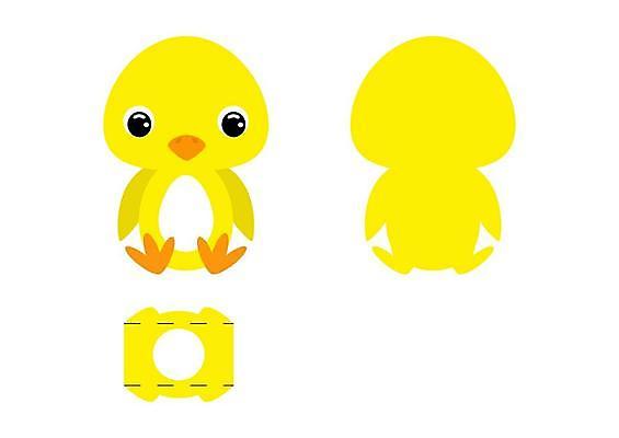 EPS 해외이미지 일러스트 병아리 사람없음 종이접기 DIY 전개도 해외일러스트 종이 조류 취미 접기 파일형식 벡터 동물 모션 이미지허브