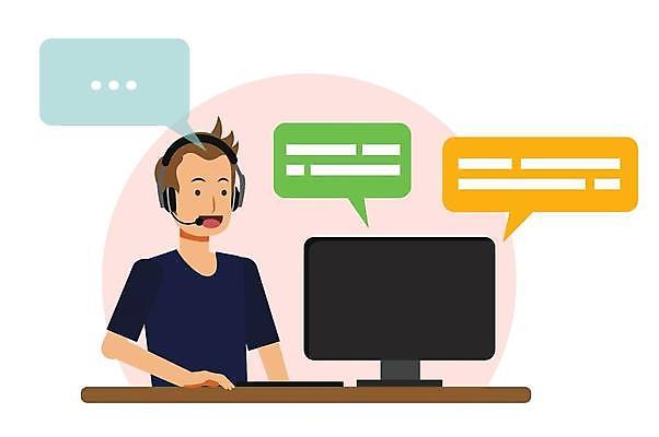 EPS 해외이미지 남자 말풍선 일러스트 말하기 한명 상반신 성인 모니터 헤드셋 비즈니스맨 상담원 비즈니스캐릭터 상담 텔레마케팅 성인남자한명만 해외일러스트 일러캐릭터 캐릭터 1 음향기기 비즈니스 모션 사람 컴퓨터 헤드폰 직장인 사무원 서비스업 남자한명만 성인남자만 파일형식 벡터 이미지허브