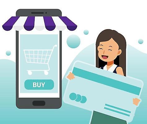 EPS 해외이미지 여자 일러스트 한명 들기 상반신 성인 스마트폰 쇼핑카 비즈니스우먼 신용카드 구매 즐거움 온라인쇼핑 모바일쇼핑 성인여자한명만 해외일러스트 1 감정 비즈니스 모션 사람 금융 핸드폰 스마트기기 쇼핑 카트 직장인 온라인 여자한명만 성인여자만 파일형식 벡터 이미지허브