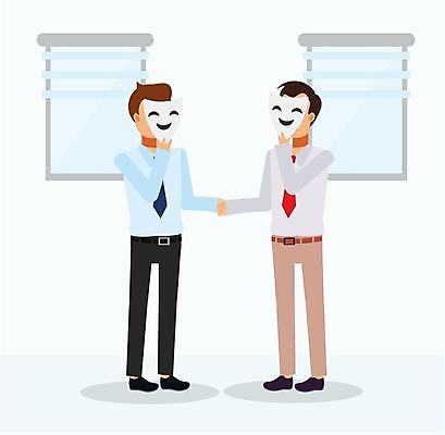 EPS 해외이미지 전신 남자 일러스트 창문 악수 가면 서기 들기 성인 두명 만남 비즈니스맨 속임수 비즈니스캐릭터 동료 얼굴가리기 숨김 성인남자만 해외일러스트 일러캐릭터 캐릭터 컨셉 비즈니스 관계 모션 사람 손짓 가림 직장인 남자만 성인만 파일형식 벡터 이미지허브