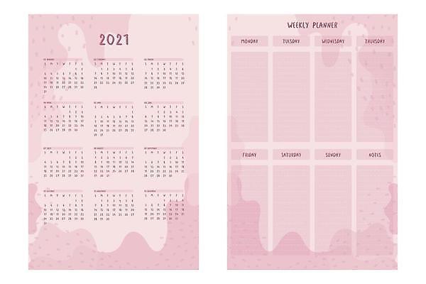 EPS 해외이미지 템플릿 계절 벽 분홍색 일러스트 비즈니스 부분 추상 이벤트 세트 사무실 다이어리 달력 일주일 날짜 12월 4월 6월 9월 11월 5월 연도 책상 공지사항 일요일 1월 8월 10월 7월 2월 월 구역 기본 월요일 미니멀 해외일러스트 컬러 가구 무늬 사무용품 요일 파일형식 벡터 이미지허브