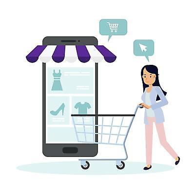 EPS 해외이미지 디자인 컨셉 인터넷 일러스트 비즈니스 모바일 사람 그래픽 스마트폰 핸드폰 세일 상점 스크린 웹 카트 네트워크 시장 플랫 어플리케이션 구매 만화 고객 심볼 상업 소매 온라인 전자상거래 마케팅 해외일러스트 전자제품 스마트기기 쇼핑 파일형식 벡터 이미지허브