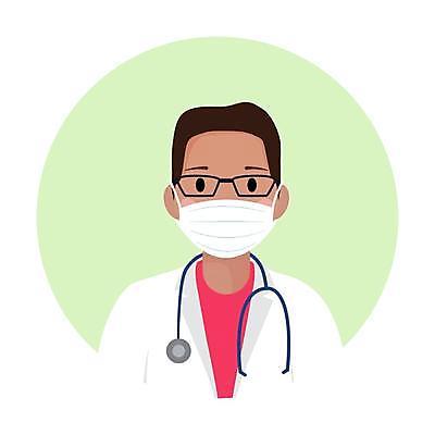 EPS 해외이미지 직업 배너 남자 얼굴 유니폼 인터넷 일러스트 모바일 건강 병원 가면 사람 약 검은색 웹 환자 의사 플랫 보호 만화 심볼 서비스 치과의사 약속 온라인 돌봄 치료사 아바타 해외일러스트 옷 컬러 컨셉 의학 모션 신체부위 의료진 파일형식 벡터 이미지허브