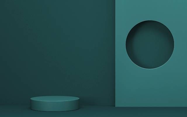 포토 JPG 해외이미지 디자인 백그라운드 사람없음 그래픽 초록색 3D 공백 무대 원형 심플 단상 포디움 목업 카피스페이스 해외포토 도형 컬러 디지털합성 파일형식 이미지허브