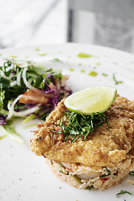 포토 JPG 해외이미지 채소 밥 사람없음 샐러드 해물요리 튀김 라임 대구 스페인요리 스페인음식 해외포토 음식 과일 서양음식 어류 스페인 해산물 파일형식 이미지허브