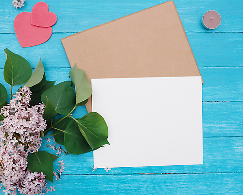 포토 JPG 해외이미지 꽃 종이 꽃다발 초 나뭇잎 프레임 사람없음 하트 라일락 목업 해외포토 모양 식물 잎 파일형식 이미지허브