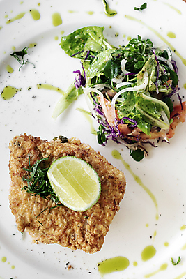 포토 JPG 해외이미지 채소 사람없음 하이앵글 해물요리 튀김 라임 대구 스페인요리 스페인음식 해외포토 음식 뷰포인트 과일 서양음식 어류 스페인 해산물 파일형식 이미지허브