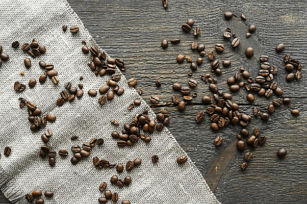 포토 JPG 해외이미지 커피 실내 사람없음 원두 나무탁자 해외포토 음료 탁자 내부 파일형식 이미지허브