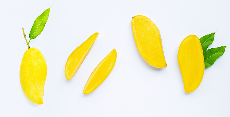 포토 JPG 해외이미지 잎 단면 실내 사람없음 열대과일 흰배경 망고 과일조각 해외포토 식물 조각 백그라운드 과일 내부 흰색 파일형식 이미지허브