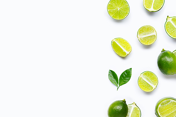 포토 JPG 해외이미지 잎 단면 사람없음 흰배경 라임 카피스페이스 해외포토 식물 백그라운드 과일 공백 흰색 파일형식 이미지허브